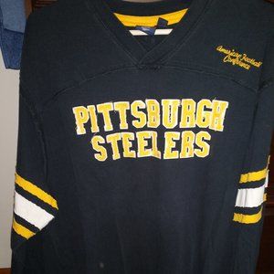New Football Hall of Fame Throw Back Steelers Authentic NFL Jersey